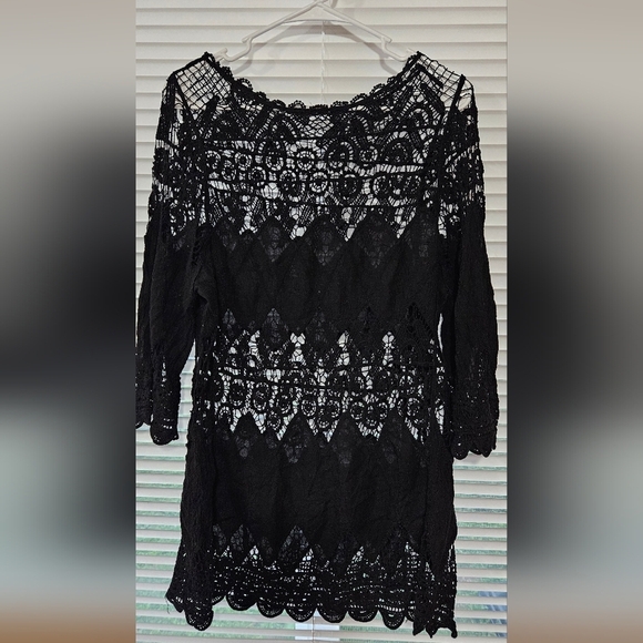 Other - Black Swim bathing suit cover up